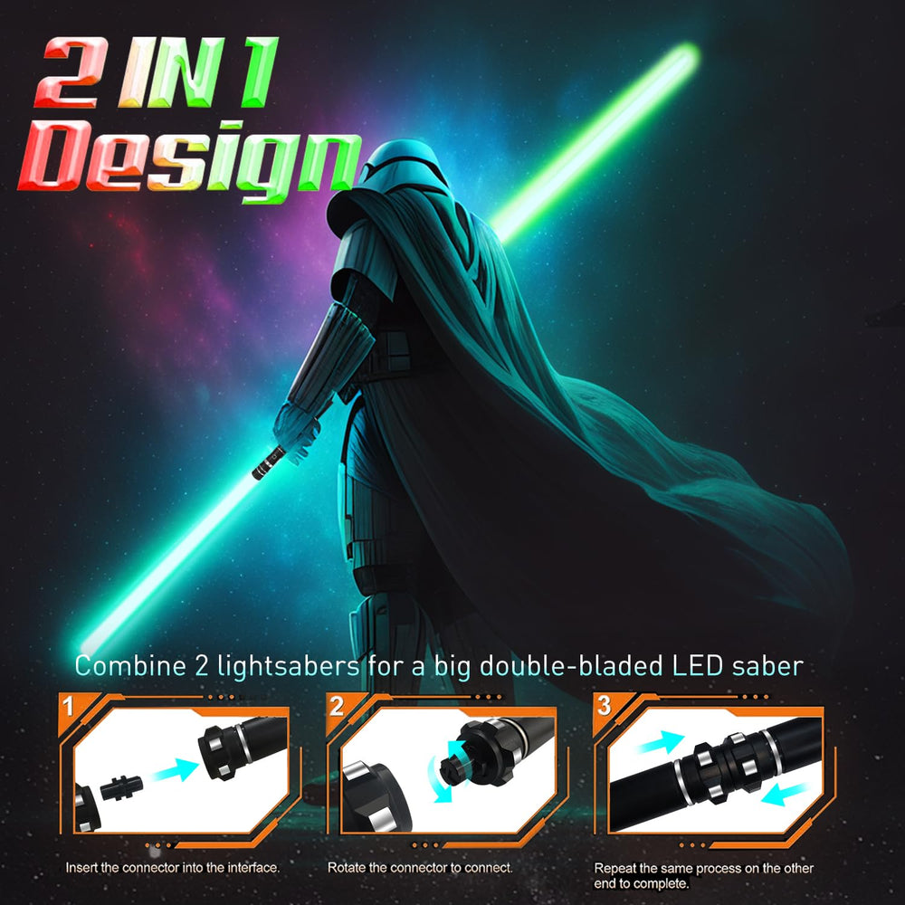Beyondtrade Lightsabers deliver realistic sound effects to heighten pretend battles.