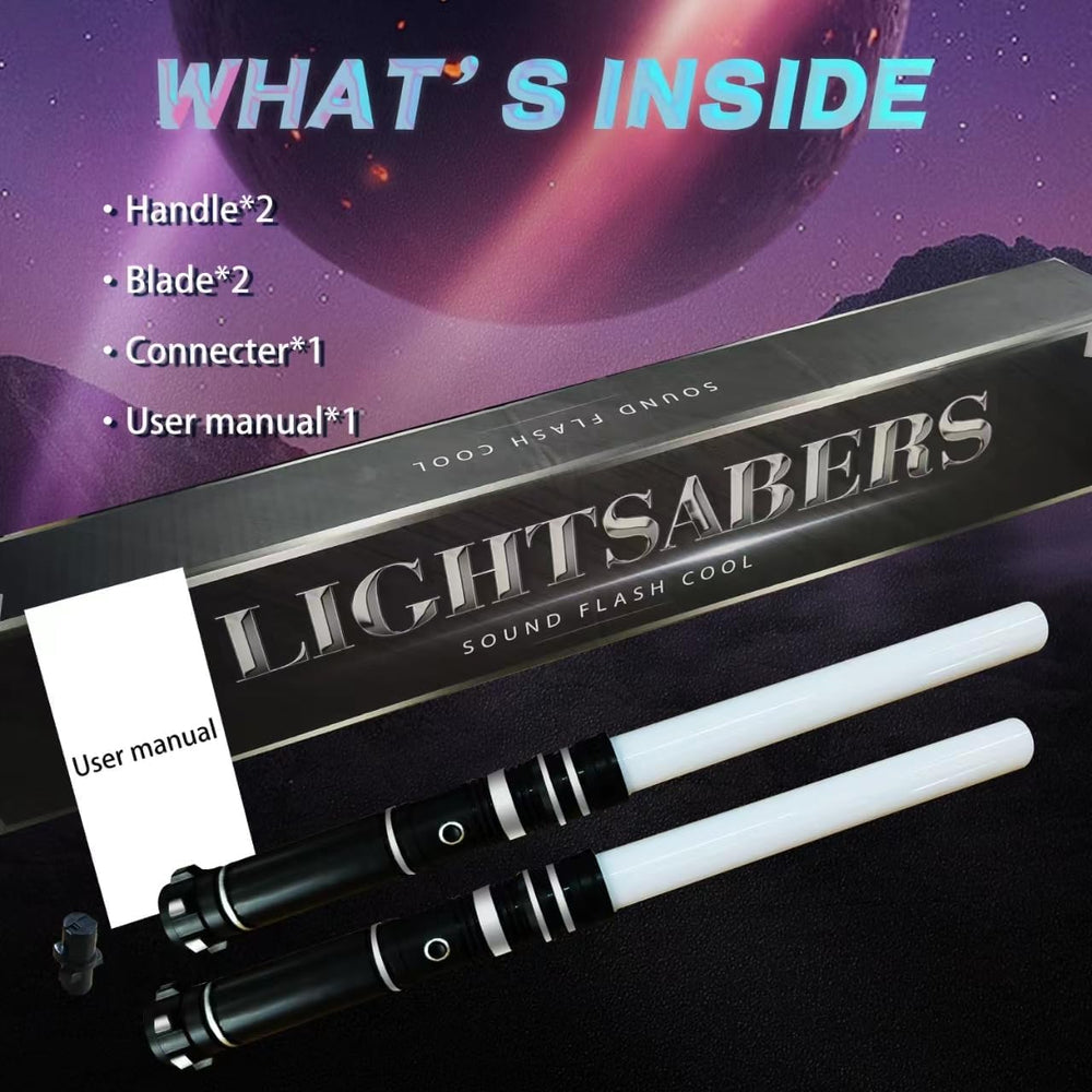 Beyondtrade Lightsabers come in a two-pack, ideal for friends and family gifts.