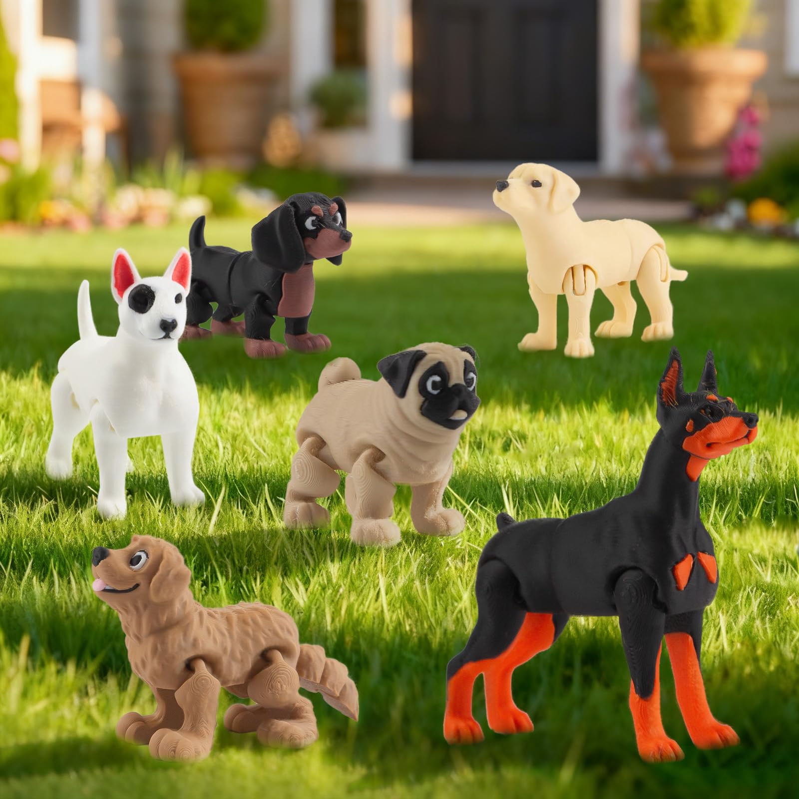 BEYONGME Golden Retriever figurine for storytelling and classroom display.