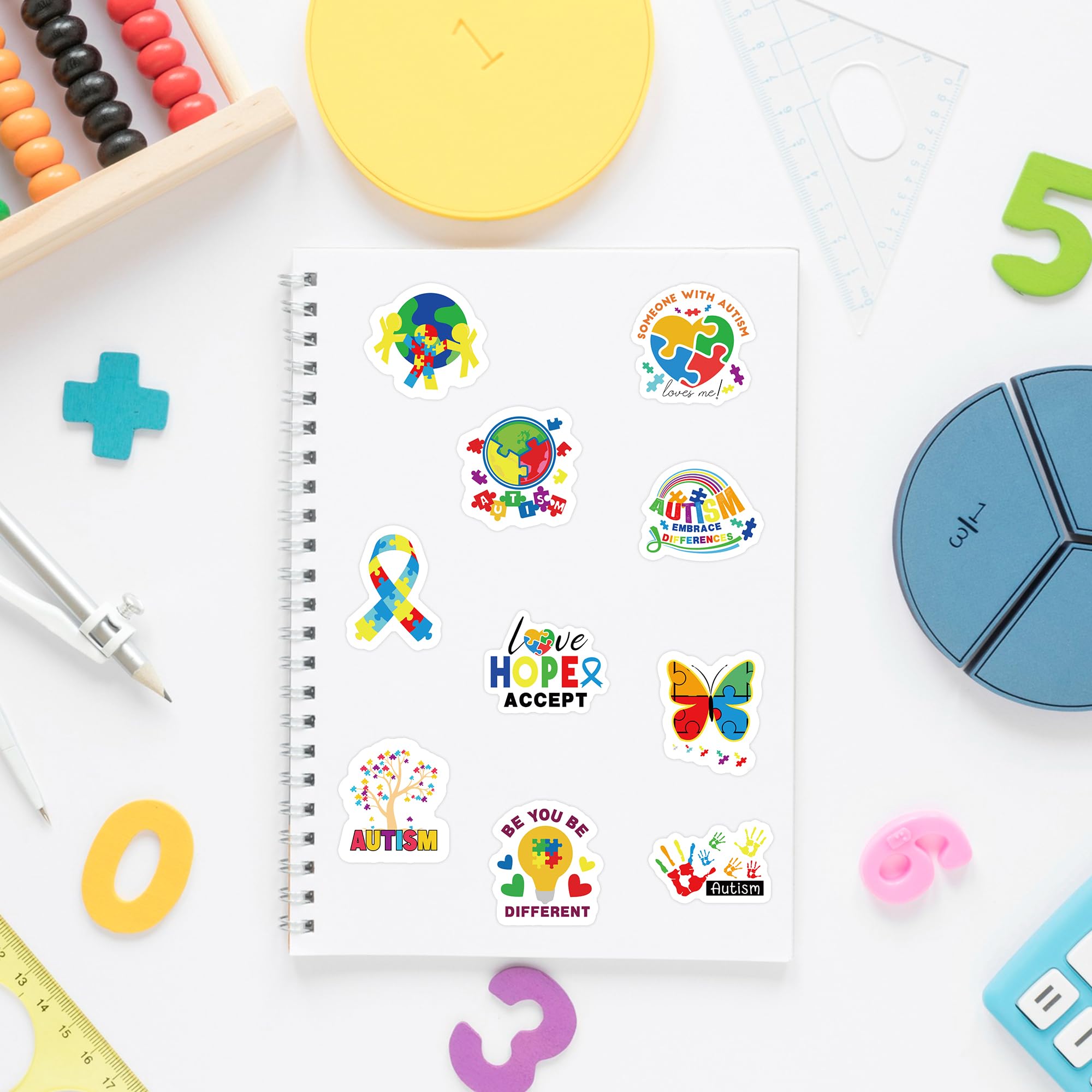 BeYumi autism roll stickers two-rolls design ensures long-lasting adhesion