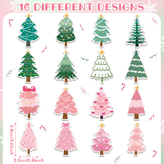 BeYumi waterproof vinyl pine tree stickers for indoor and outdoor displays.