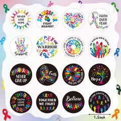 BeYumi colorful ribbon designs for laptop and bottle decoration that spreads awareness.