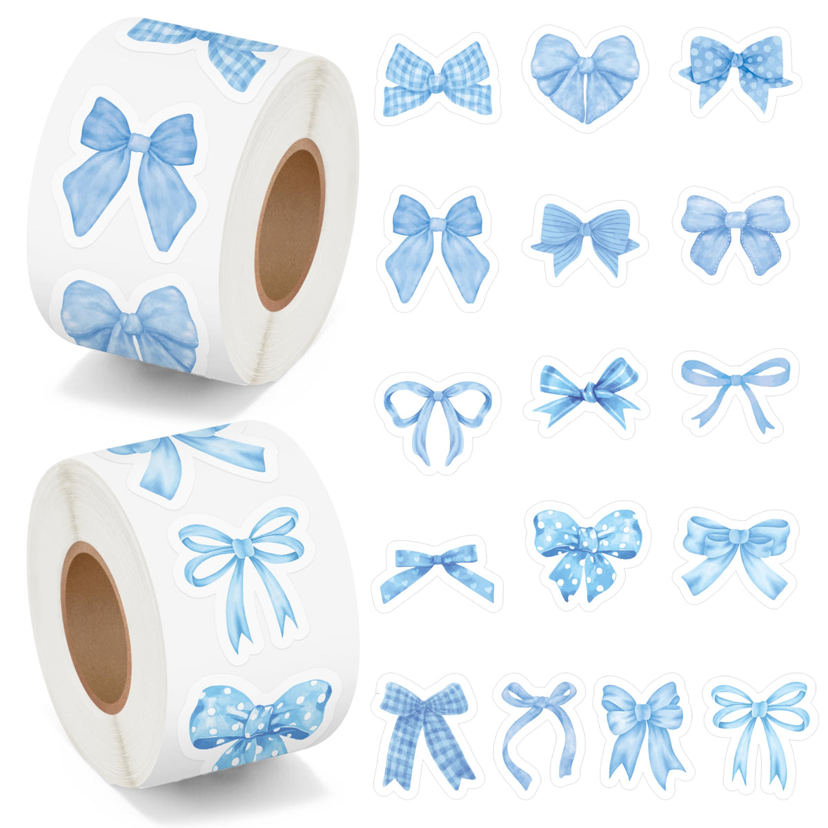 BeYumi blue bows coquette designs for playful surface decoration
