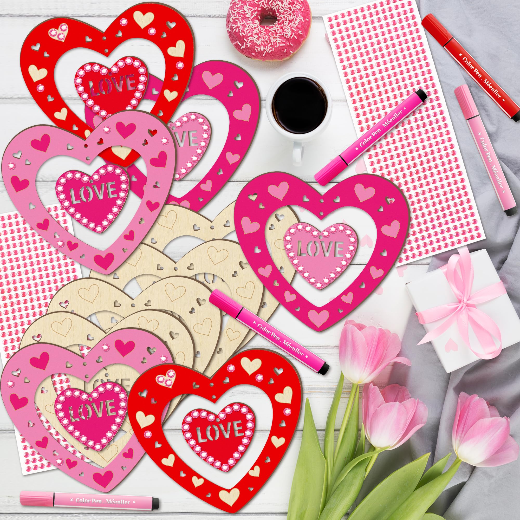 BeYumi twine and ready-to-hang hearts for easy décor