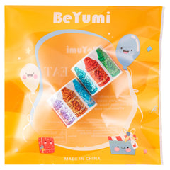 BeYumi colorful decals boost party decor and gift wrapping with sparkle