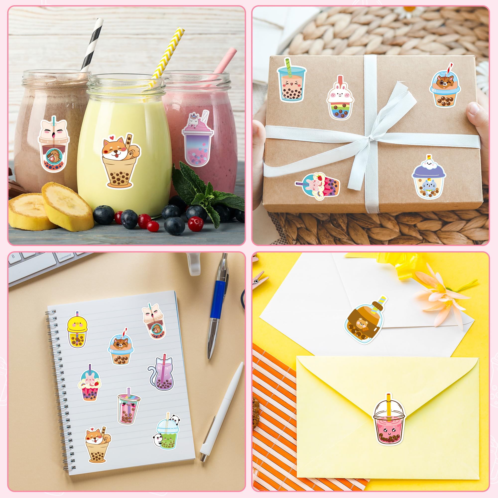 BeYumi bubble tea gift stickers delight bubble tea fans and friends.