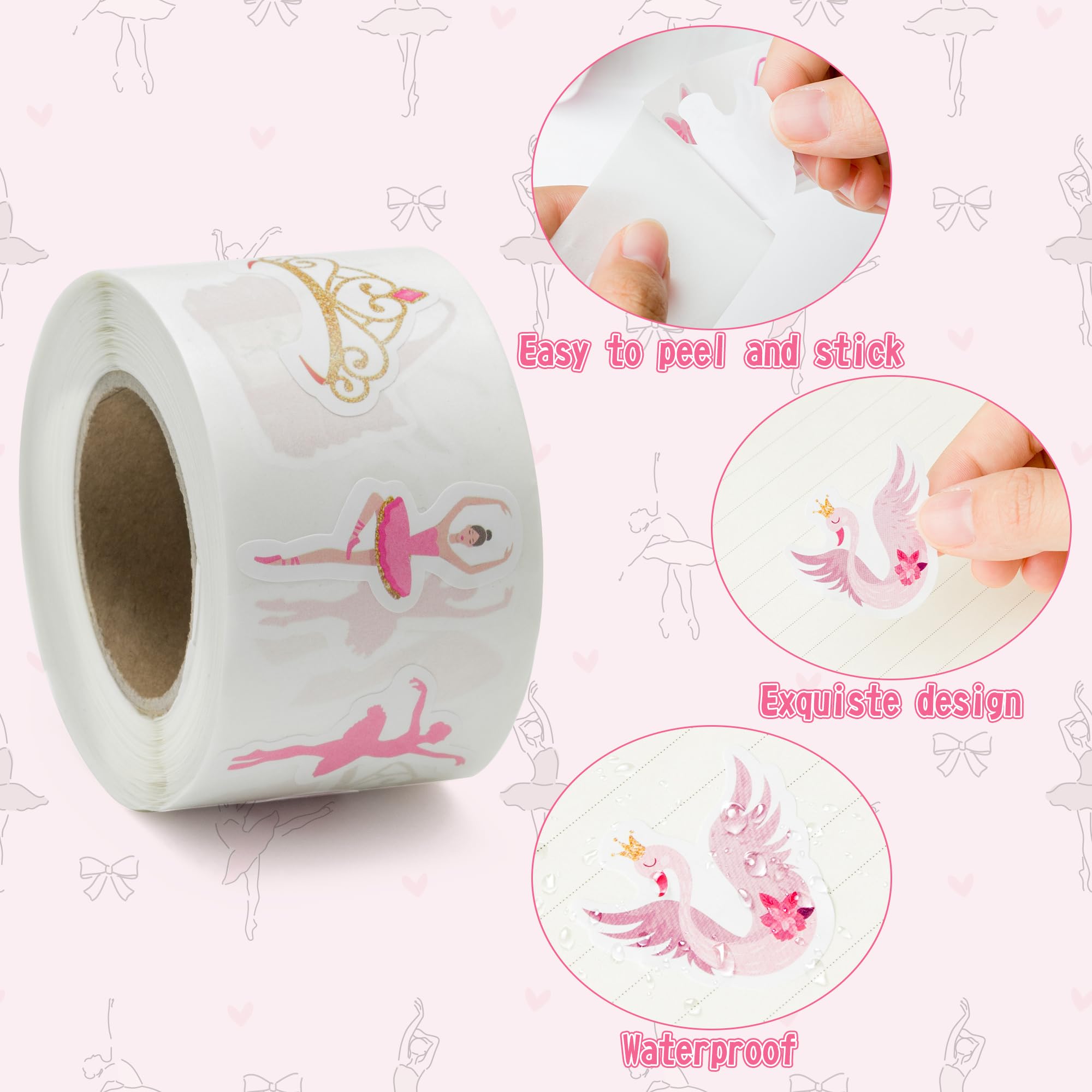 BeYumi glossy waterproof decals ideal for water bottles and luggage.