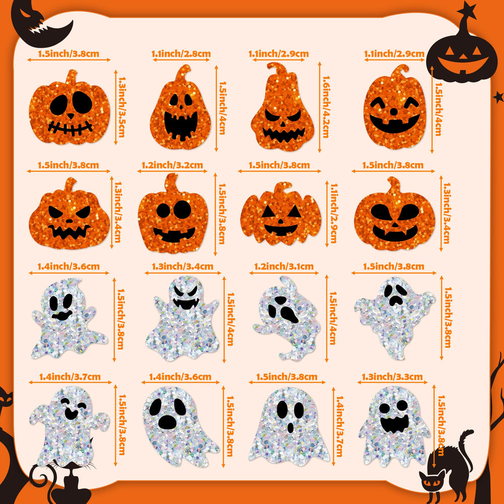 BeYumi pumpkin ghost sticker on notebook for classroom decor