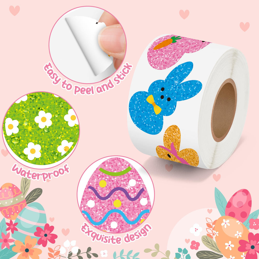 BeYumi holographic bunny designs for crafts and decorations