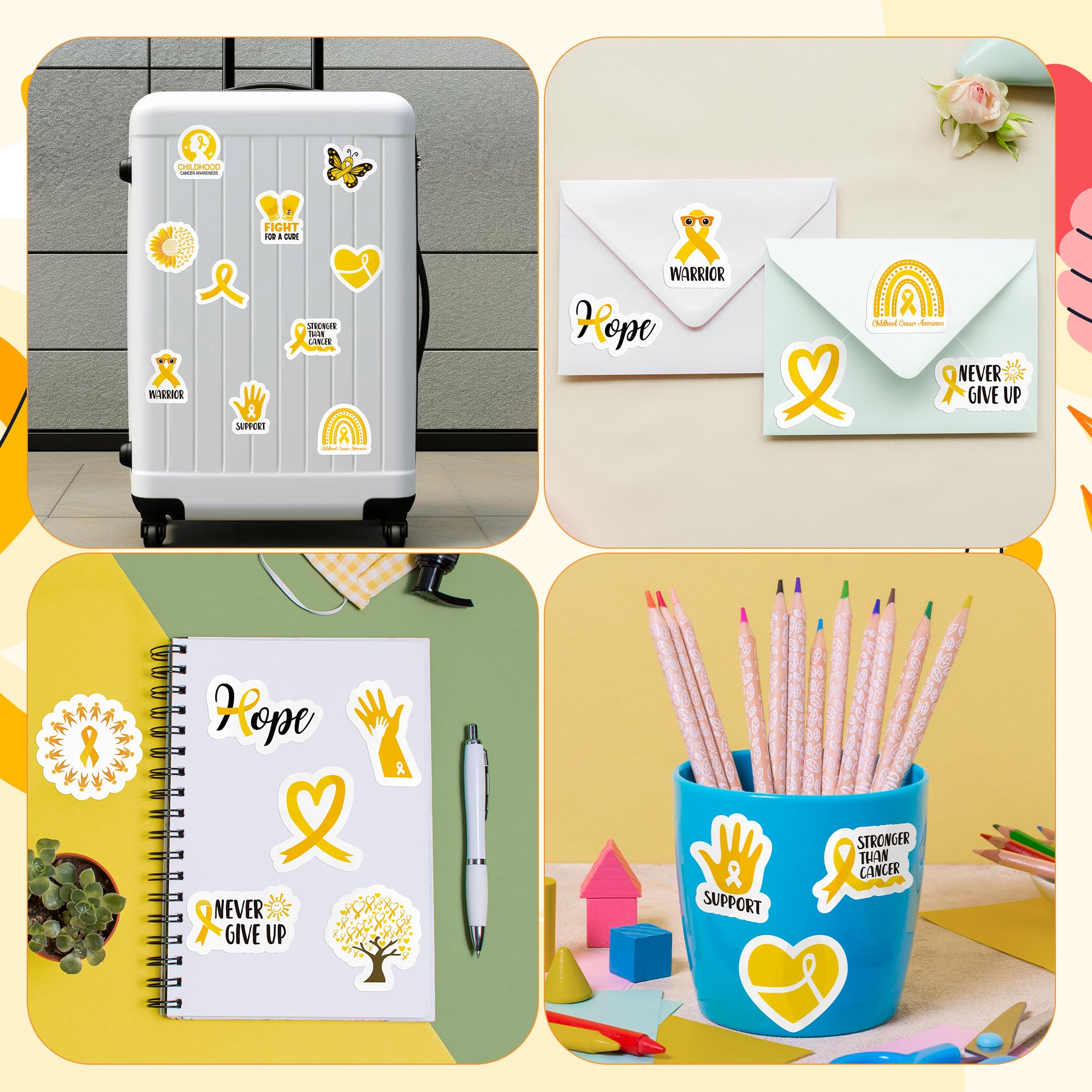 BeYumi Hope sticker for laptops encourages dialogue and awareness.