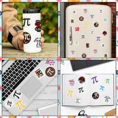BeYumi Pi Day stickers roll 05 vibrant scrapbooking and planner accents.