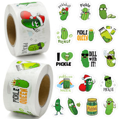 BeYumi pickle sticker roll with diverse designs ideal for scrapbooks