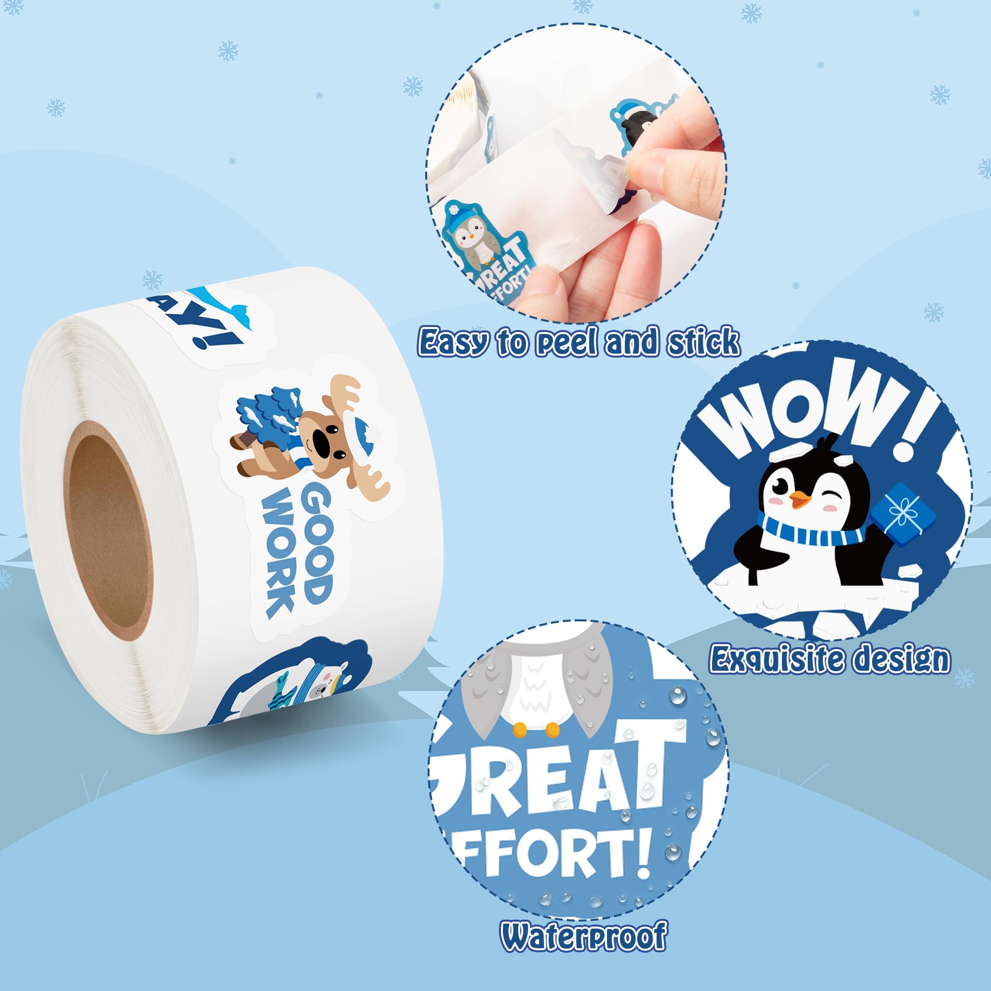 BeYumi polar animals detailed illustration highlights friendly visuals for notebooks and bottles.