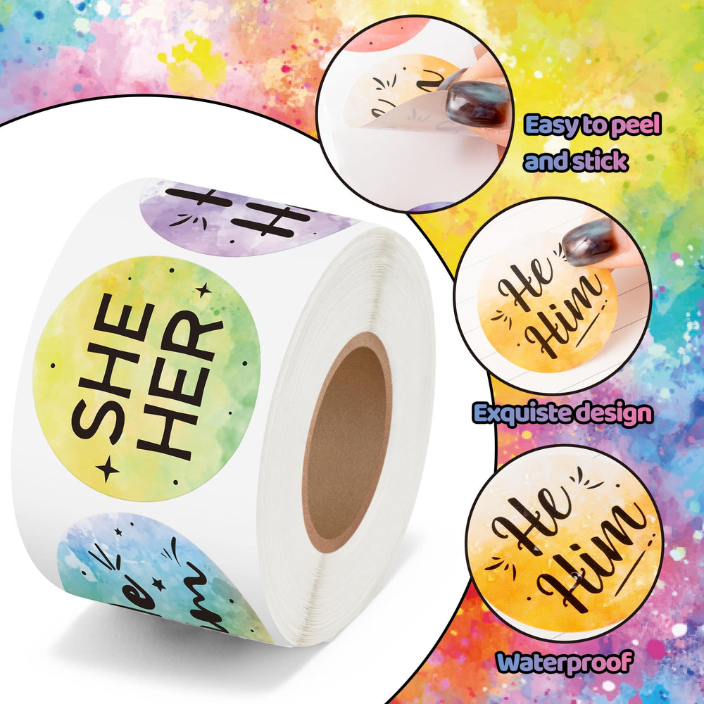 BeYumi 16 designs with They/Them, He/Him, She/Her for inclusive labeling
