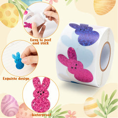BeYumi sparkly glitter sticker designs catch the eye on party favors and crafts.