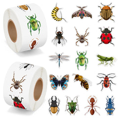 BeYumi spring insect stickers roll 1 with vibrant butterflies for crafts and classroom decor.