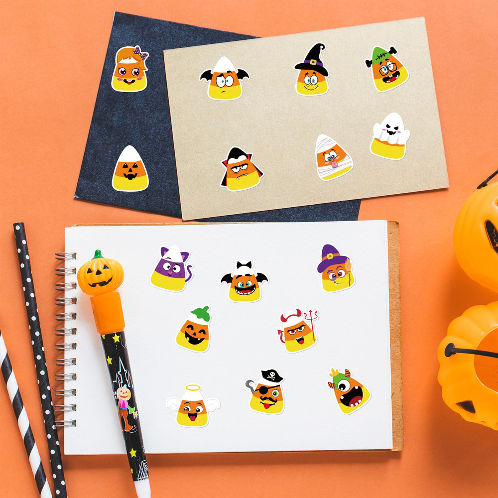 BeYumi stickers on gift-wrapping—festive flair for wrapped presents.