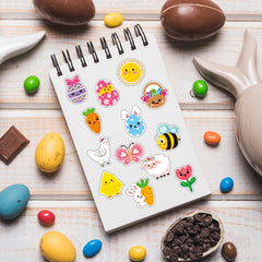 BeYumi stickers on notebook for scrapbooking and journaling.
