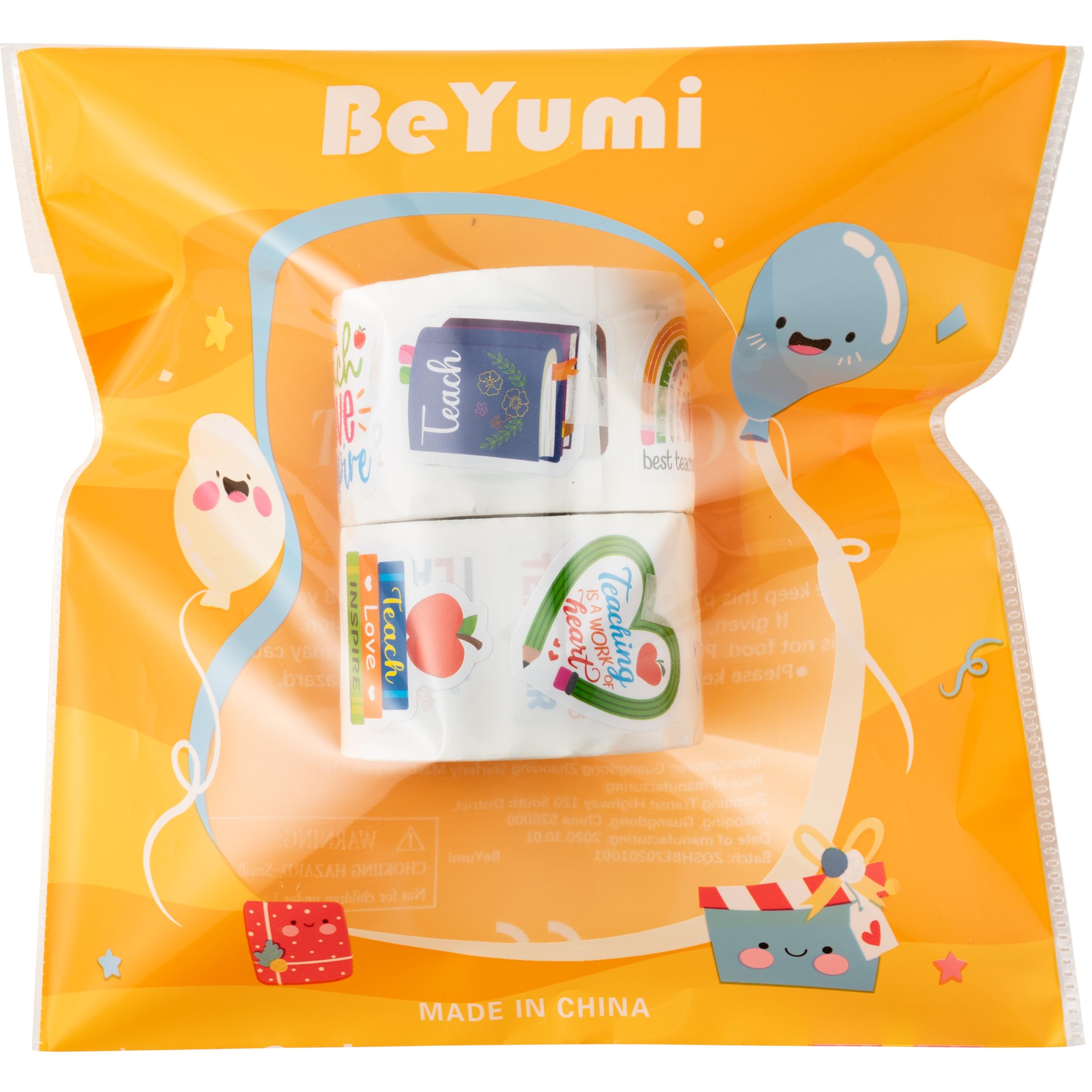 BeYumi two-roll packaging keeps supplies organized for classrooms.