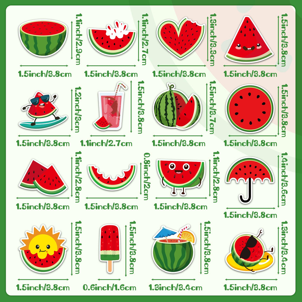 BeYumi watermelon-pattern designs for playful kids' crafts and journaling.
