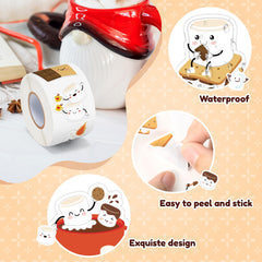 BeYumi waterproof self-adhesive stickers ideal for walls and bottles