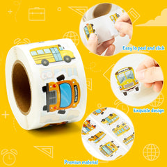 BeYumi yellow school bus decal on notebook sparks imagination