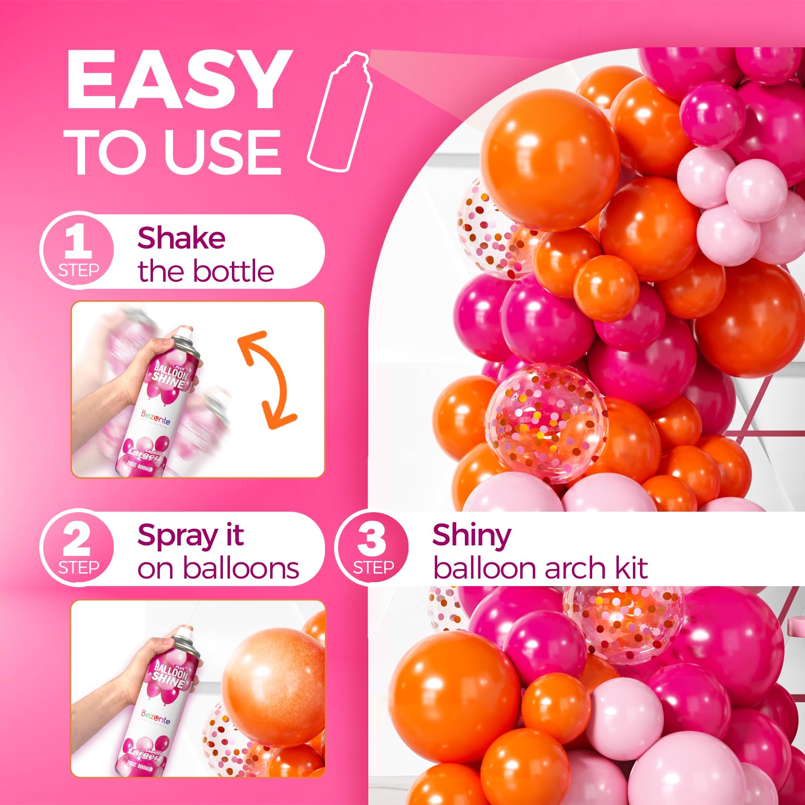 Bezente Balloon Shine odorless-formula keeps spaces fragrance-free for families.