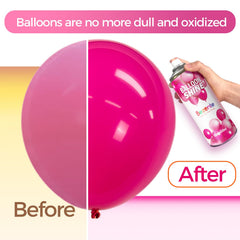 Bezente Balloon Shine Spray at an outdoor party, keeping balloons brilliant in sunlight and breeze.
