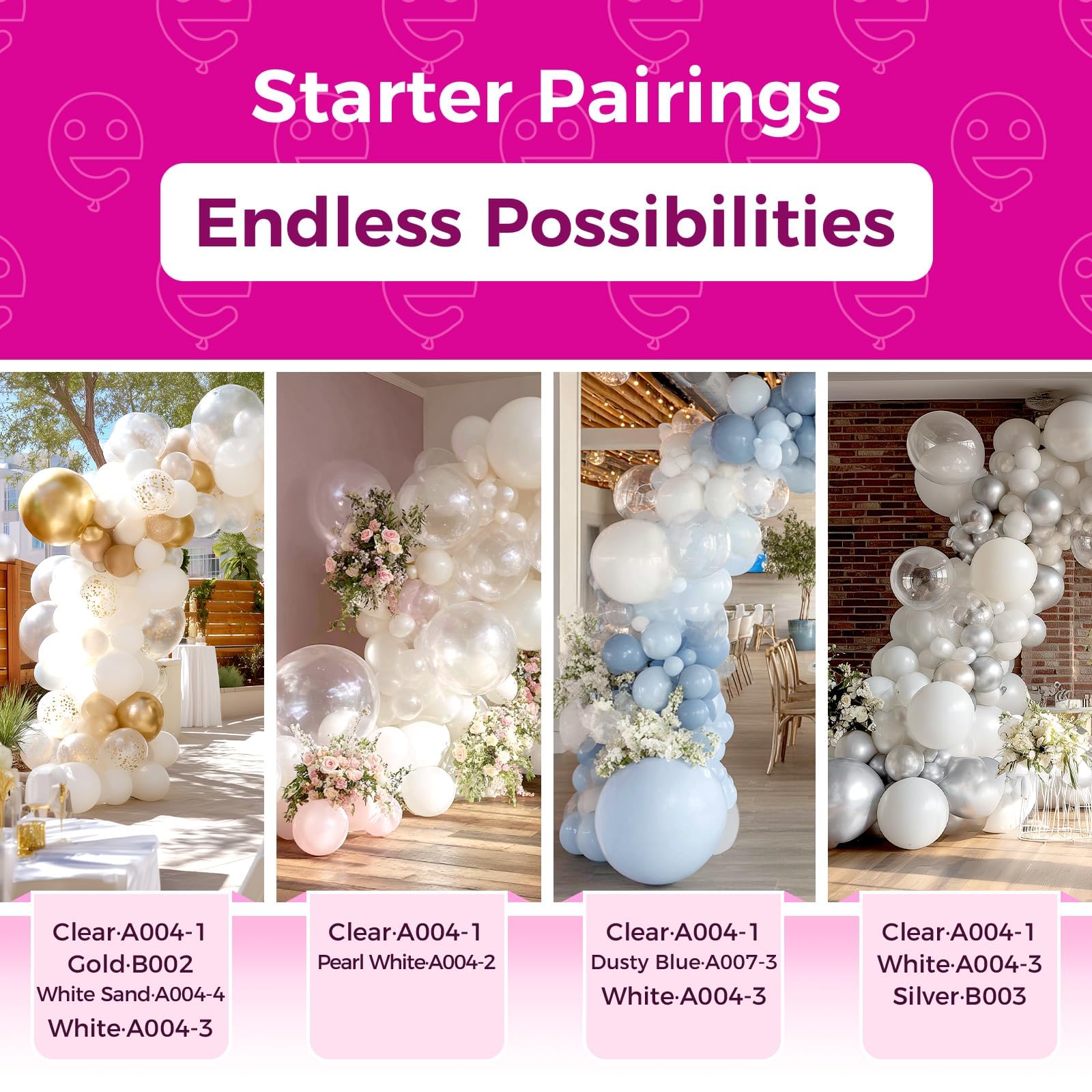 Bezente clear balloons bubble-theme display demonstrates versatile party styling