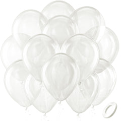 Bezente clear balloons 12 inch hero image for eye-catching wedding decor