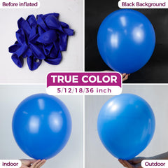 Bezente navy blue balloons for elegant weddings and nautical themes