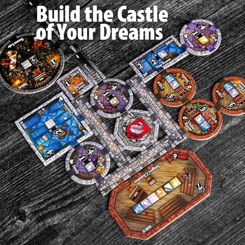 Bezier Games castle layout showcases construction and planning.