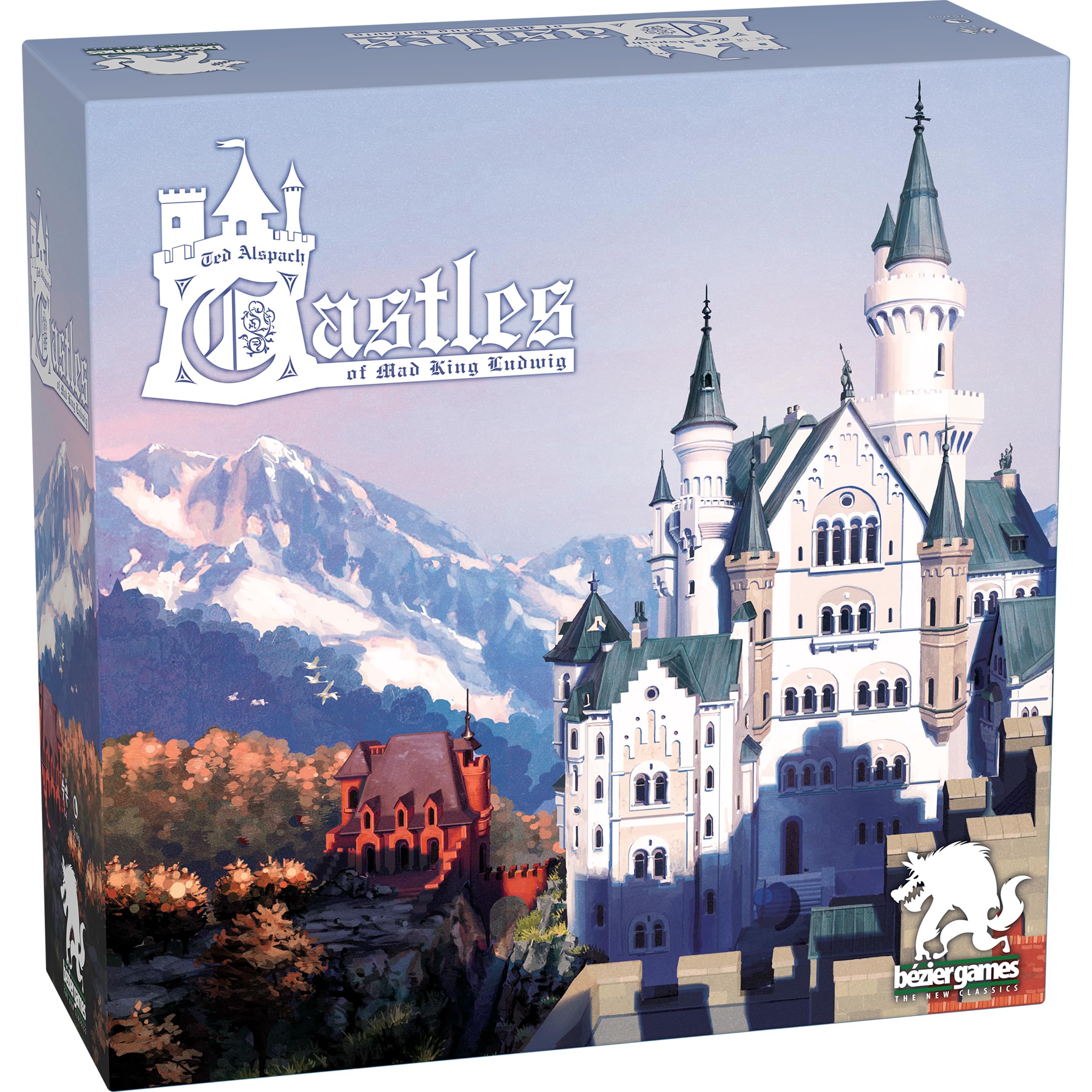 Bezier Games Castles of Mad King Ludwig tiles for varied rooms and layouts.