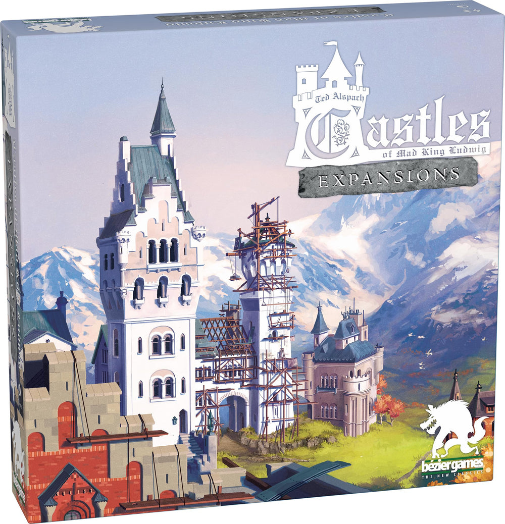 Bezier Games Castles of Mad King Ludwig Renovations tile enhances layout flexibility and scoring potential.