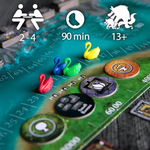 Bezier Games Master Builder action tiles guiding price decisions.