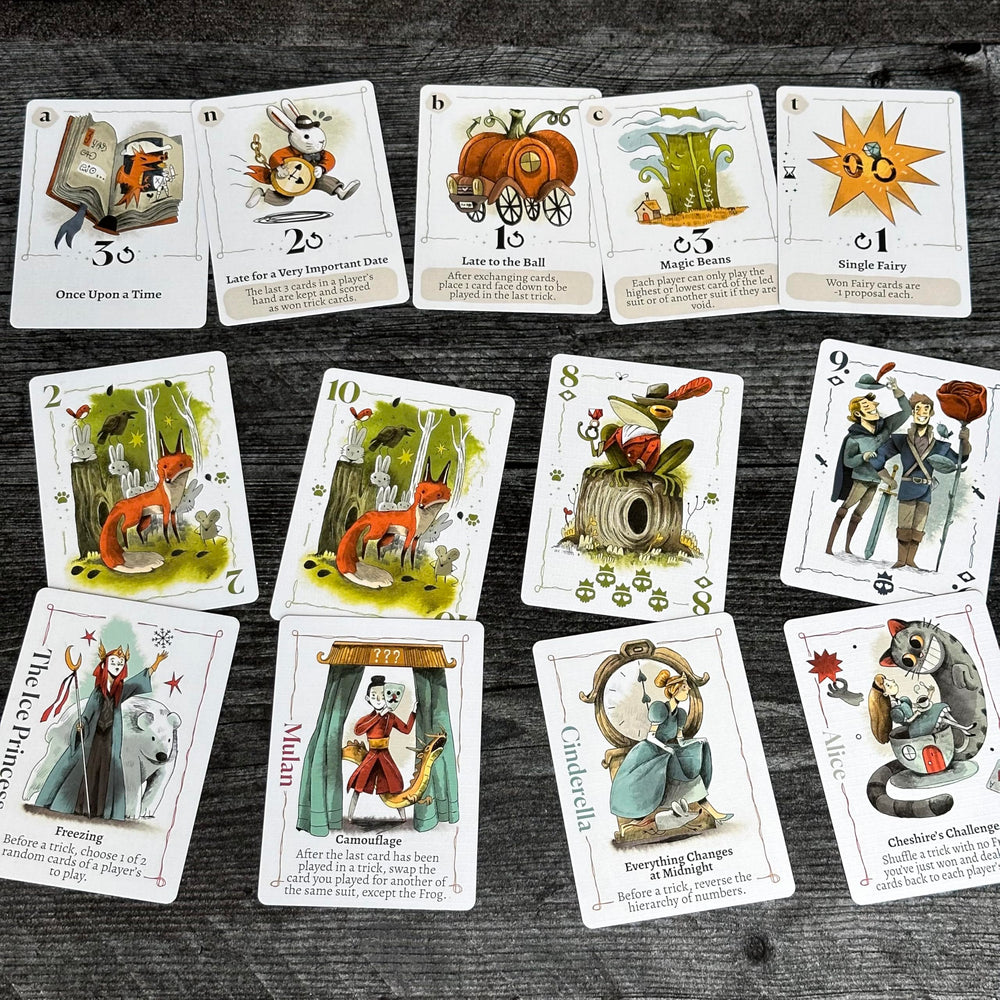 Bezier Games Rebel Princess hand-drawn art highlights premium components.