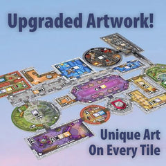 Bezier Games room tiles variety enables unique castle designs.