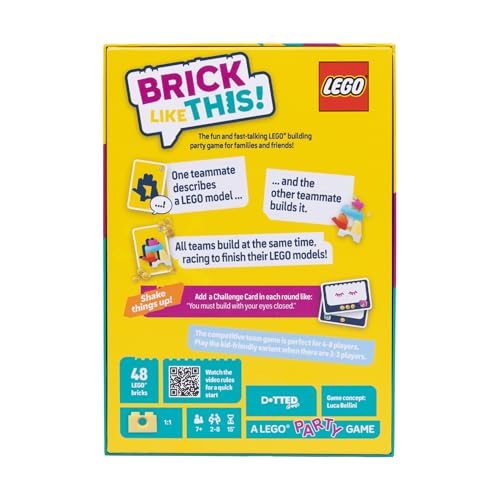 Bezzerwizzer Brick Like This Builder in action during a quick LEGO teamwork round.