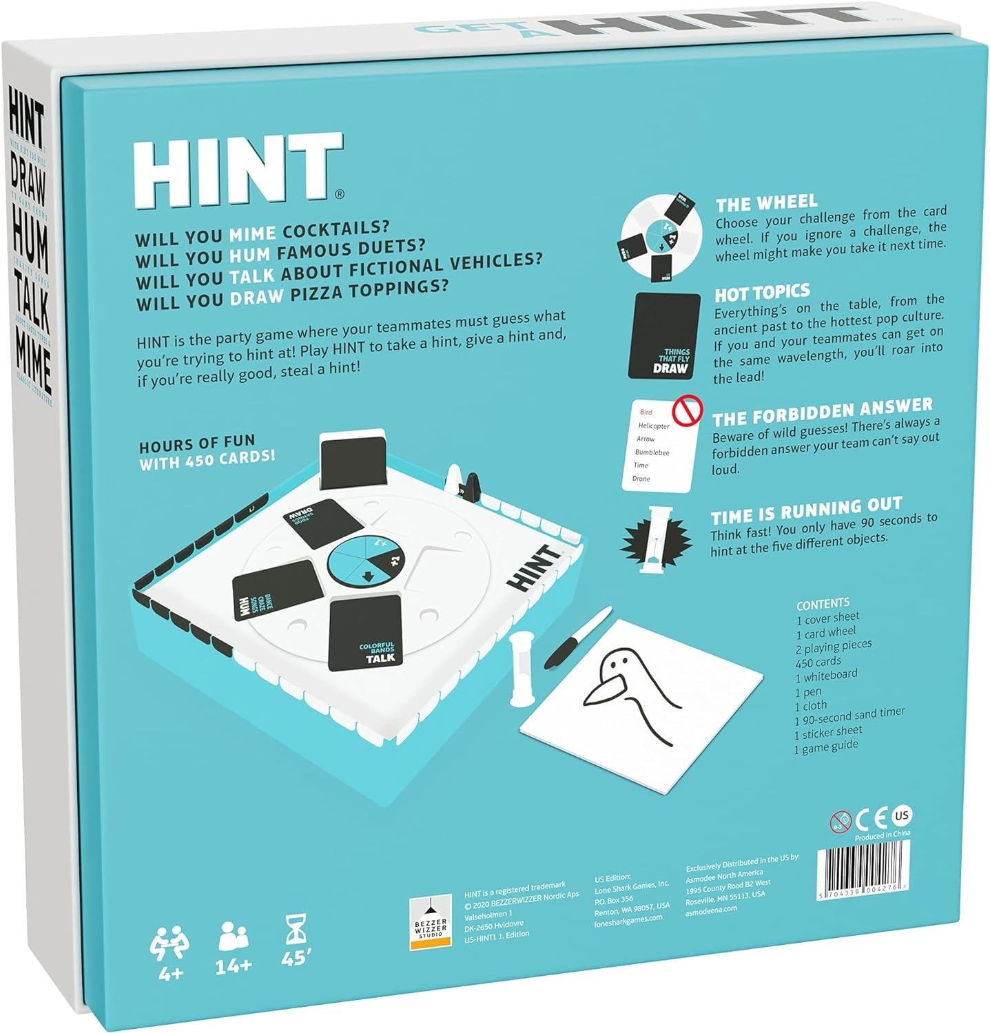 Tabletop scene with players solving clues together