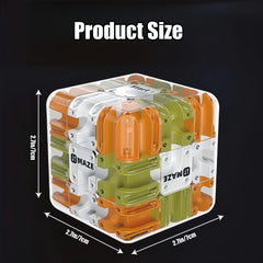 BFTDjanus 2-pack 3D Maze Cube Puzzle educational toy boosts concentration and problem-solving.