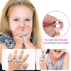 BGSHEMNI butterfly ring sparks creativity in pretend play and party outfits.