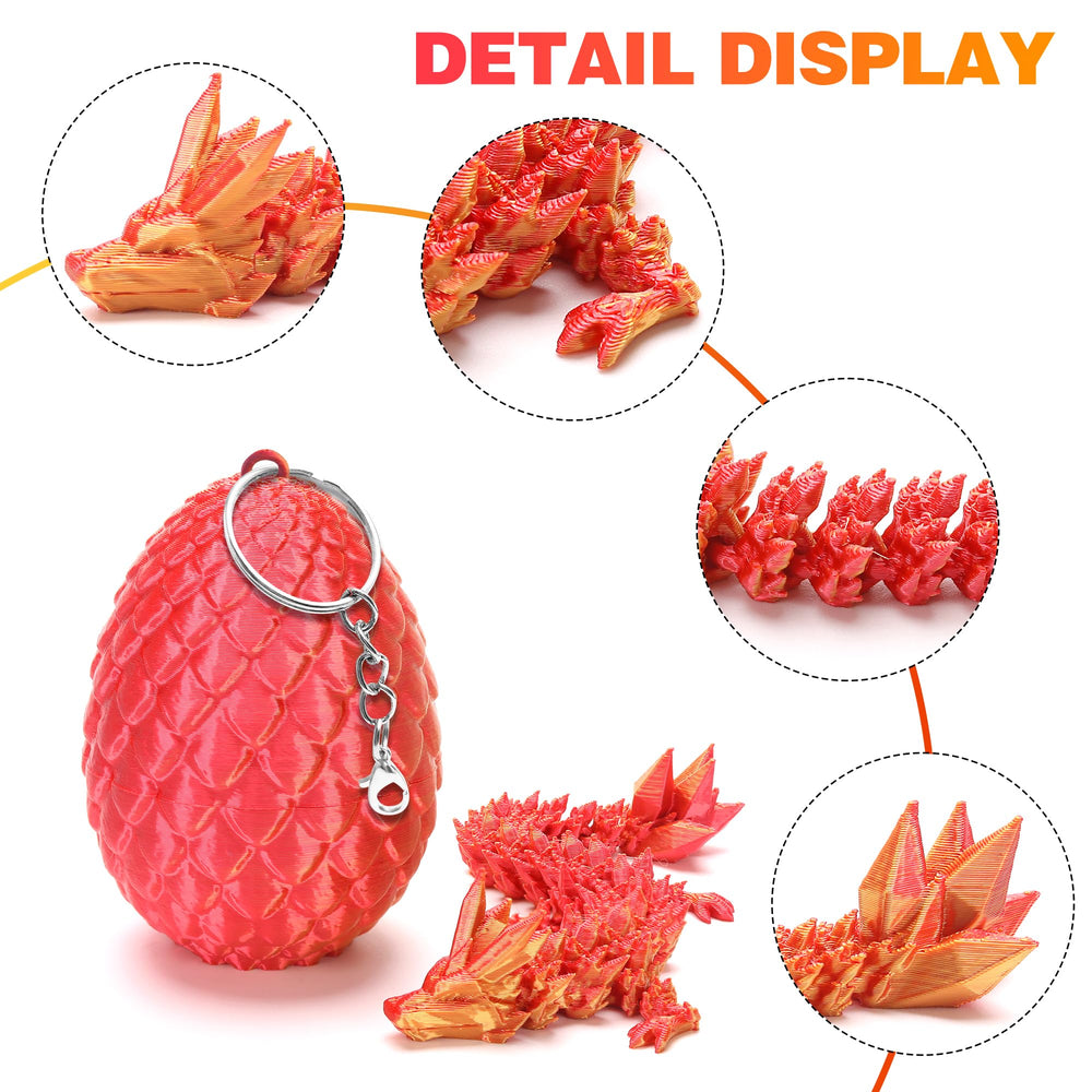 bgezxuy 3d-printed dragon egg is durable and kid-friendly