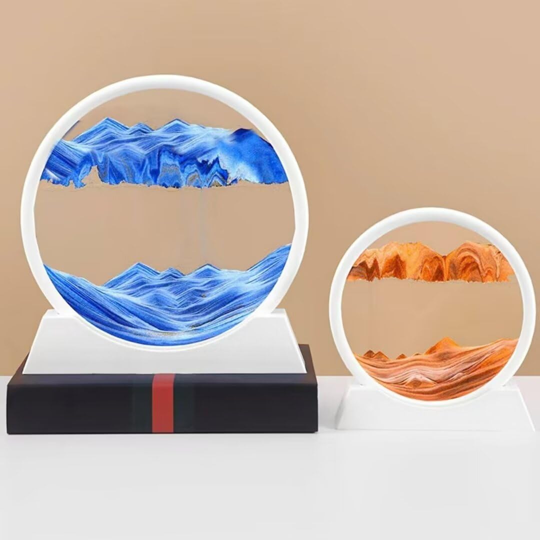 BGFJYUK Tempered glass display ensures crystal-clear viewing of evolving patterns.