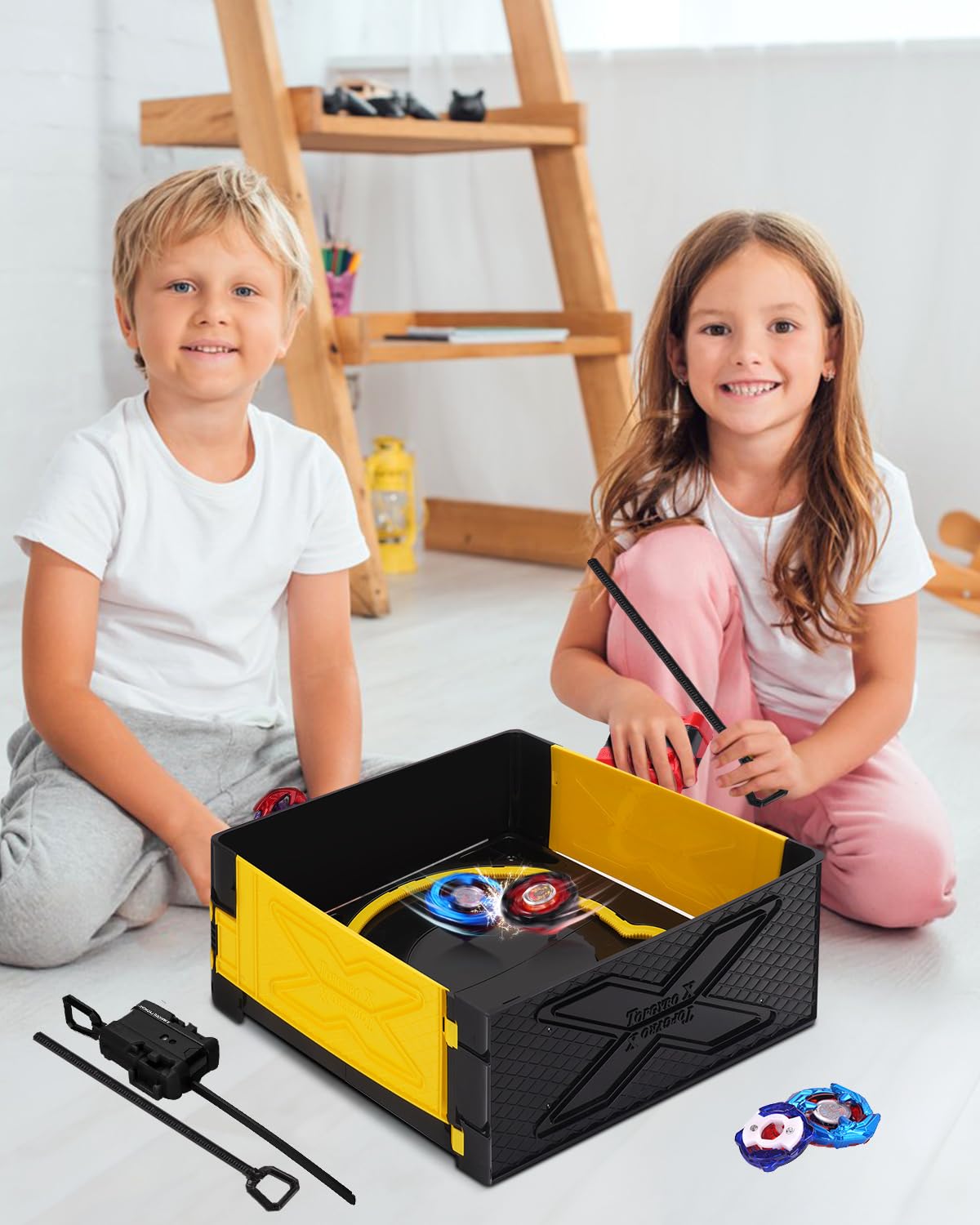 BGOVTAPO built-in carry handle simplifies transport for kids.