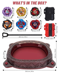 BGOVTAPO X Stadium Starter Kit burst feature adds unpredictable, thrilling outcomes.