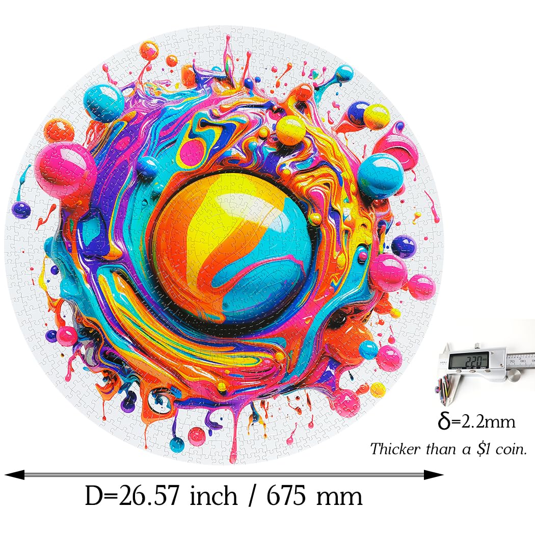 Bgraamiens Paint Splashes premium packaging box enhances gifting and safekeeping
