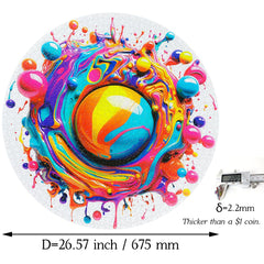 Bgraamiens Paint Splashes premium packaging box enhances gifting and safekeeping