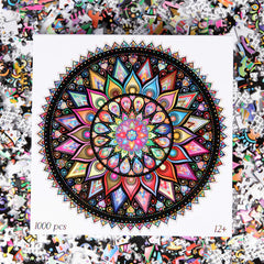 Bgraamiens puzzle artful design adds visual interest to any space.