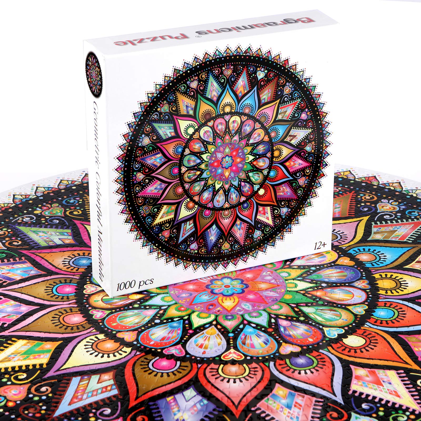 Bgraamiens puzzle with colorful mandala patterns sparks focus and artistic enjoyment.