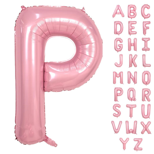 Biapian 40-inch P letter balloon boosts party decor and photos.